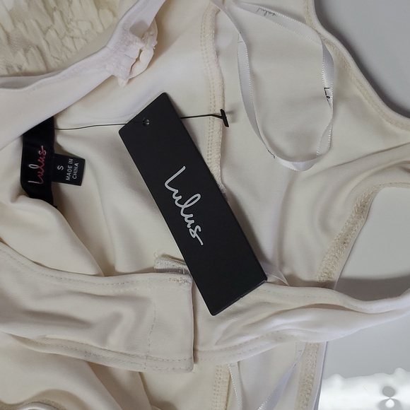 Lulu's - Sweetest Romance Ivory Lace Sleeveless Bodysuit - Picture 9 of 9